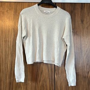 Madewell Donegal Lawson Crop Pullover Sweater